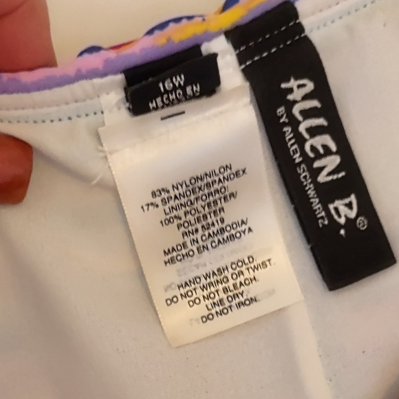 Plus size Swimming Bottoms with tummy drape - Picture 5 of 9